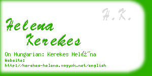 helena kerekes business card